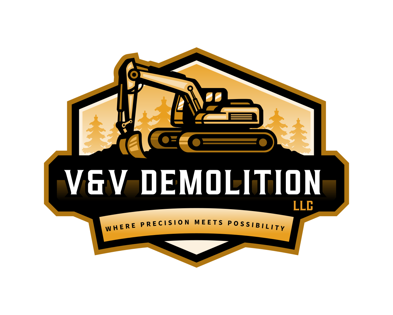 V&V Demolition LLC Logo